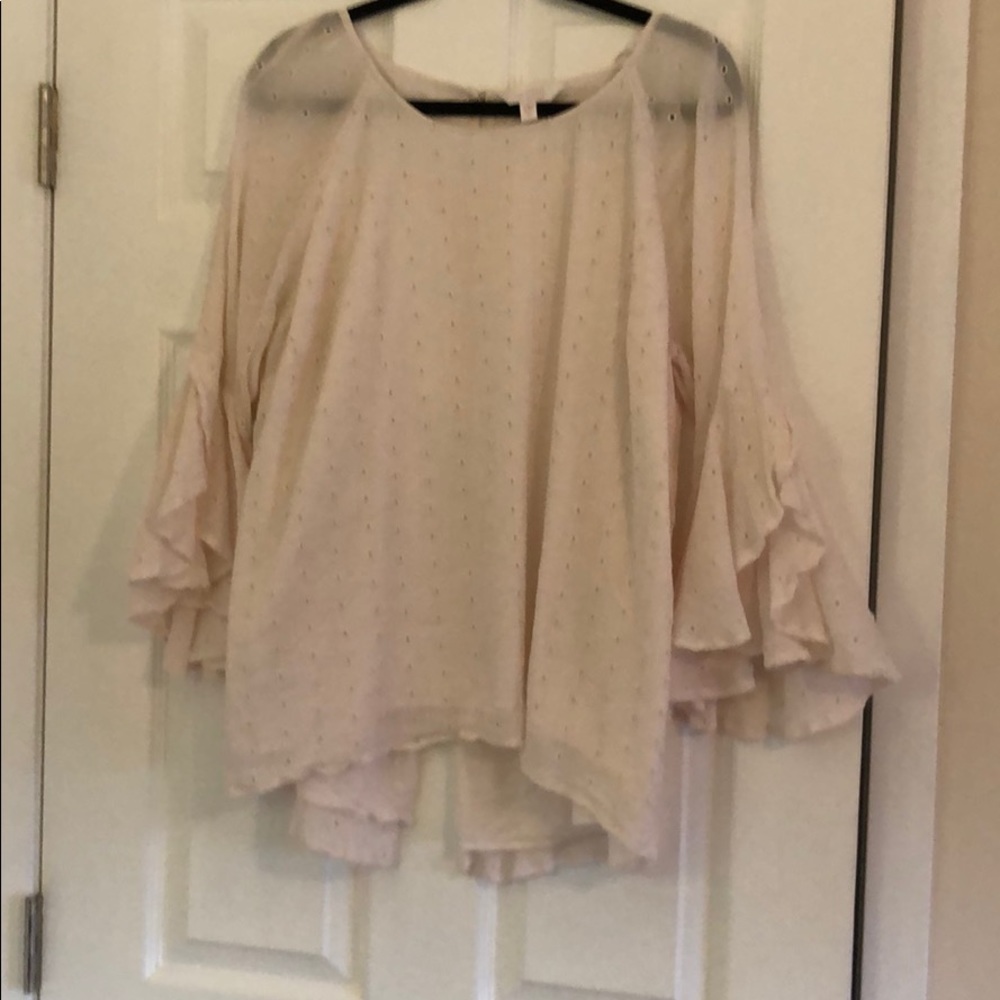 Lauren Conrad eyelet cotton top